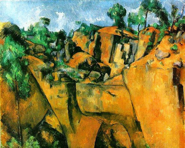 1. Paul Cezanne - Bibemus Taş Ocağı (1895)