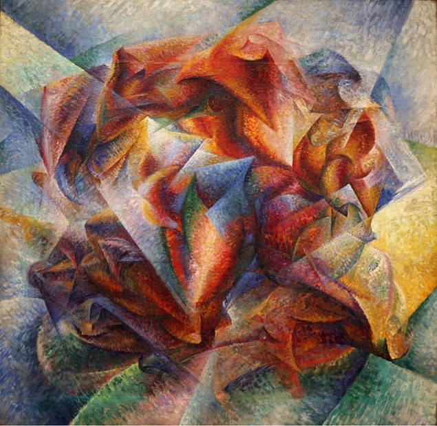8. Umberto Boccioni - Bir Futbolcunun Dinamizmi (1913)