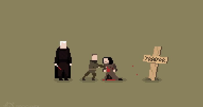 2 Dakikada Game of Thrones Ölümlerinin 8 Bit Versiyonu