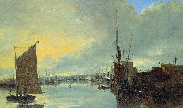3. John Crome - Yarmouth Limanı'nda Akşam (1817)