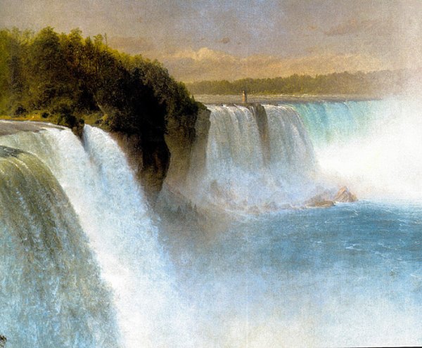 6. Frederic E. Church -  Niagara Şelaleleri (1867)