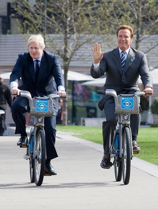 1. Boris Johnson ve Arnold Schwarzenegger