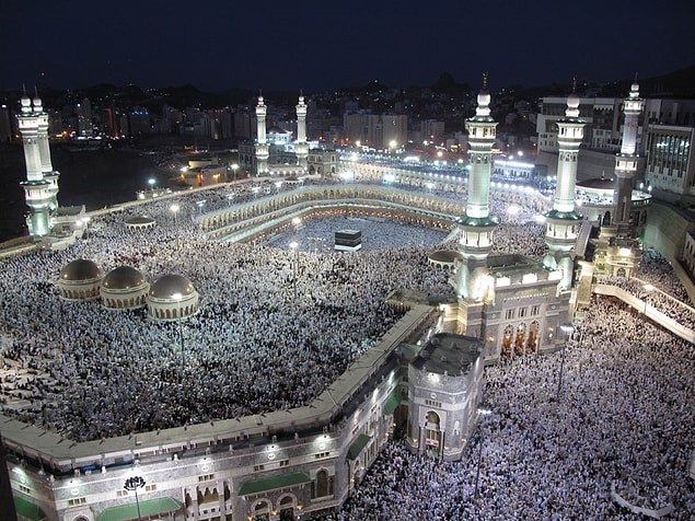 1. Mescit-i Haram, Mekke, Suudi Arabistan
