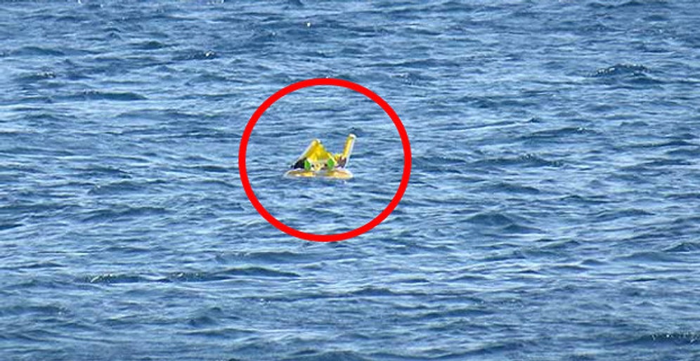 Deniz Simidiyle Bir Kilometre Açığa Sürüklenen Bebek Kurtarıldı