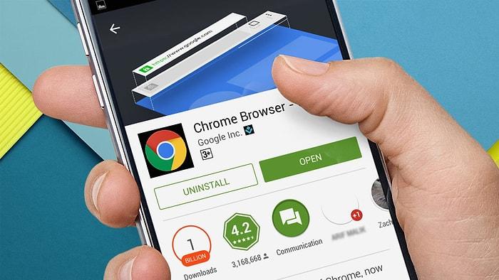 Google Chrome Mobilde 1 Milyarı Gördü