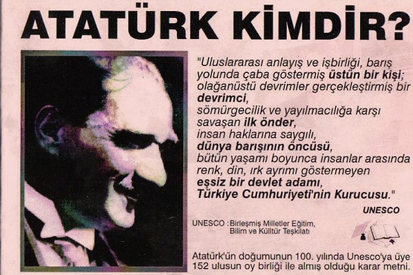 “Bir ülke için kıstas aradığınız zaman o ülkenin en büyük liderini gözden geçirin”