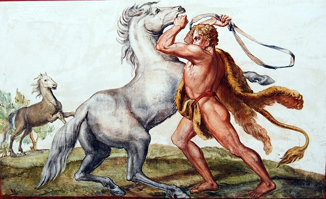 8. Diomedes'in Kısraklarının Yakalanması