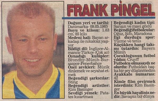 12. Frank Pingel - Fenerbahçe