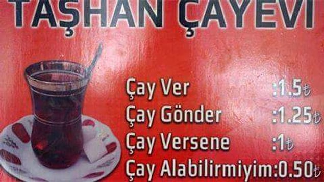 6. Çay ver deyip 1,5 TL ödemeye bile razıydı bu insanlar!