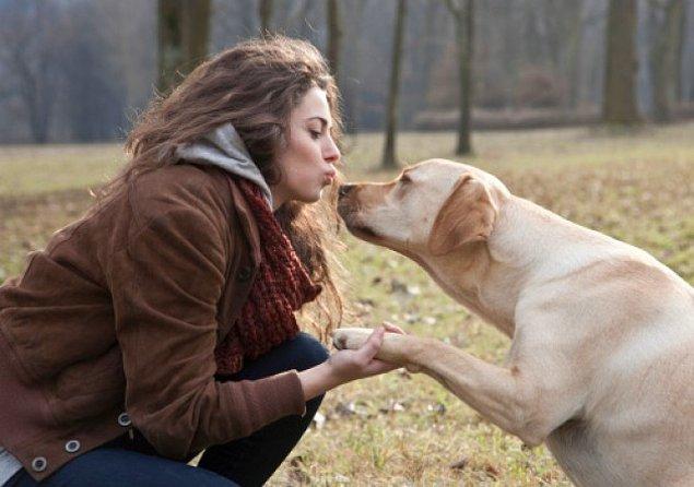 16. Köpeği olan kadınlar asla bencil değildir. Partnerlerini mutlu etmek için her yolu denerler.