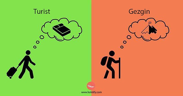 Turist otel Yatağını Özler / Gezgin çadırında uyanacağı sabahı bekler