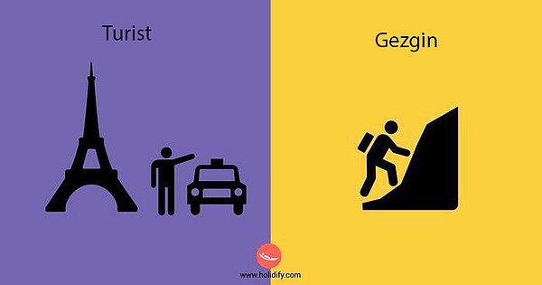 Turist Bilineni Gezer / Gezgin Bilinmeyeni Keşfeder