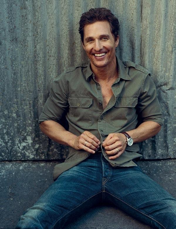 10. Matthew McConaughey (45 yaşında)
