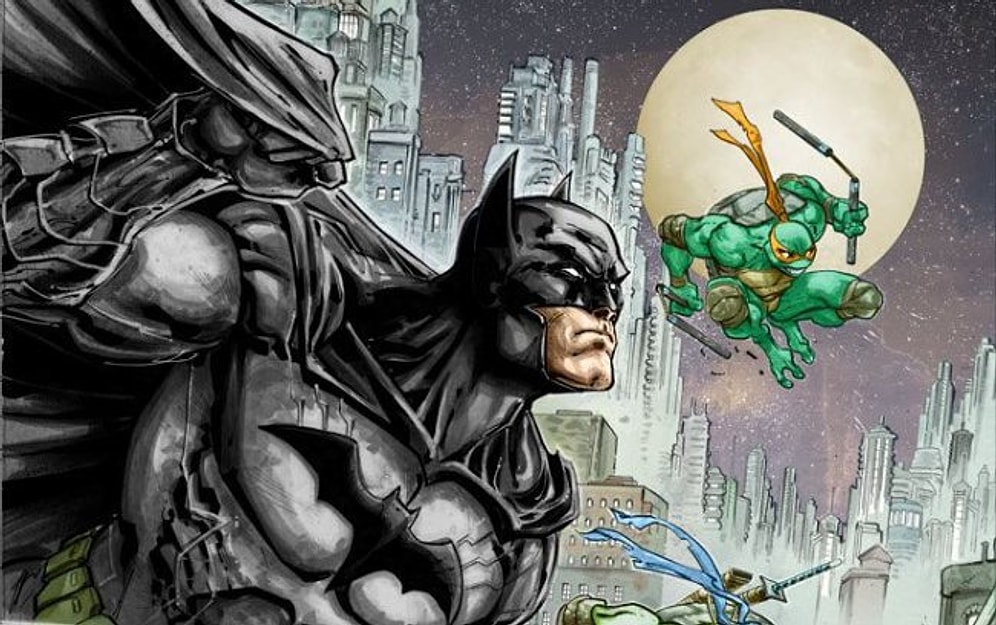 Dc Comics Sınır Tanımıyor: Ninja Turtles, Gotham'da!