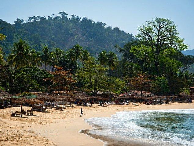 18. Sierra Leone: 44.000 turist