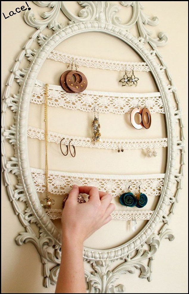 24. Anne danteli ve vintage görünümlü bir çerçevenin uyumu: Mükemmel!
