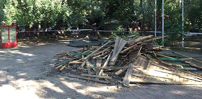 Bakırköy'ün Tarihi Çay Bahçesi Kavaklıpark Belediye Tarafından Mühürlendi