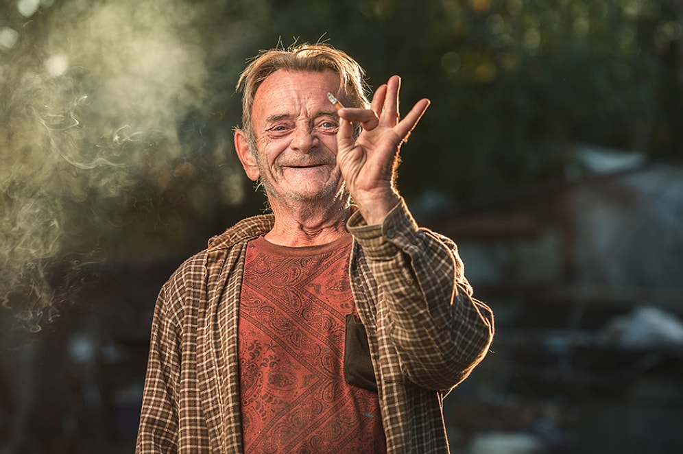 Aaron Draper'in Objektifinden Düşük Işık Altında 22 Evsiz İnsan Portresi