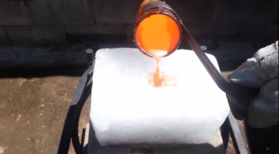 Buz Üzerine Erimiş Bakır Dökülürse Ne Olur?