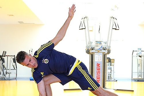 Fenerbahçe'de Van Persie, İlk İdmanına Çıktı