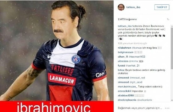 İbrahim Tatlıses'ten 'İbrahimovic' Paylaşımı