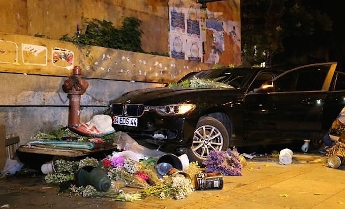 Bağdat Caddesi'nde Çiçekçiye Çarpıp Kaçan Kişi Hâlâ Firari...