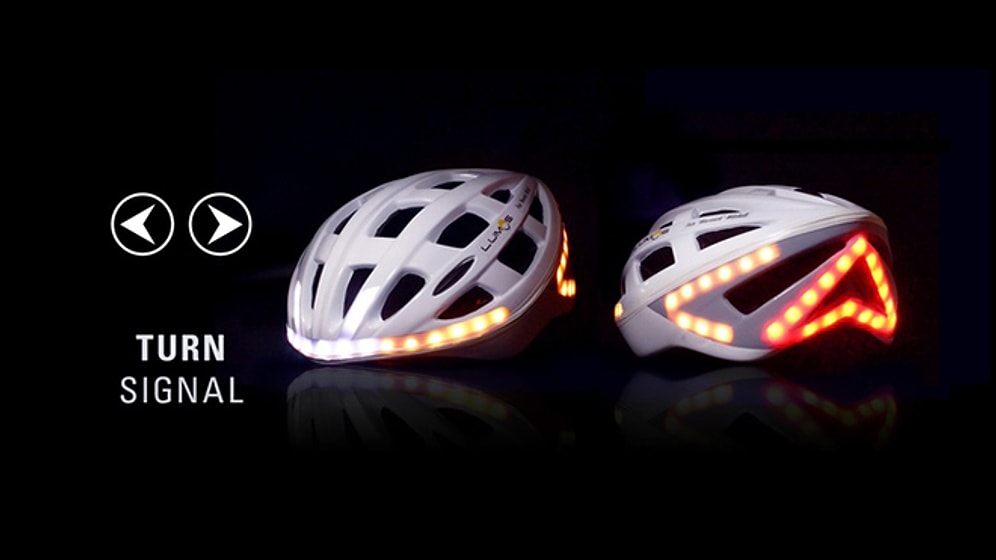 LED Işıklarla Sinyal Vermeyi Sağlayan Akıllı Bisiklet Kaskı