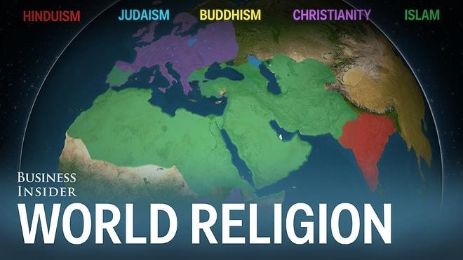 5 Büyük Dinin Dünya Geneline Yayılışı