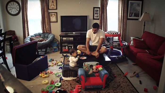 Baba ile Kızının Evdeki Bir Günü