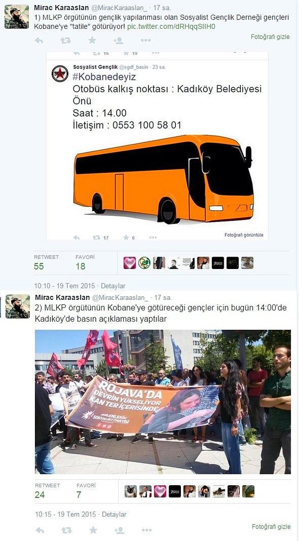 Tehditlere rağmen yılmadılar