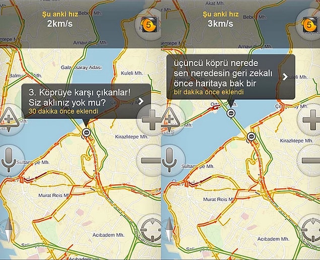 11. 3.köprü kavgası her yerde