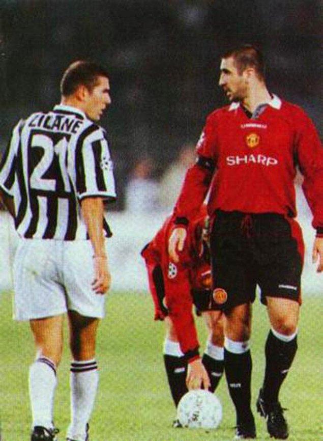 2. İki Fransız horozu kapışıyor: Zidane ve Cantona, 1996
