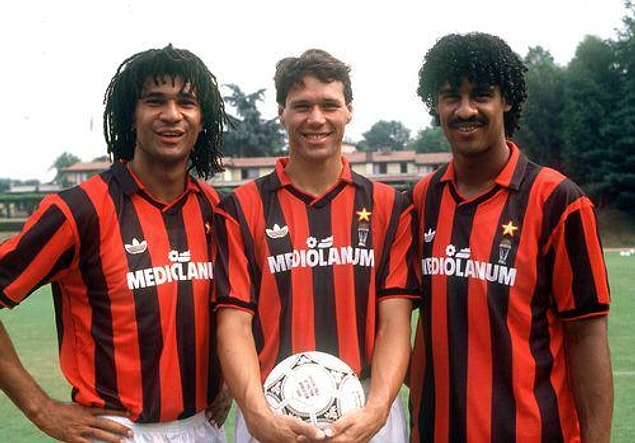 22. Ruud Gullit, Marco Van Basten ve Frank Rijkaard. Hey maşallah.
