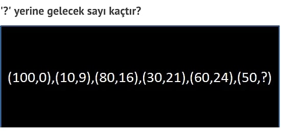 TÜBİTAK'ın Düzenlediği Zeka Oyunları Yarışması Sorusuna Senin Cevabın Ne Olurdu?