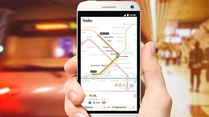 Yandex İstanbul'da Metroya El Attı