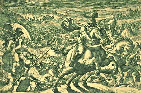 10. Bunu duyan Hussarlar Türkler geldi zannedip kaçar, Hussarların kaçtığını gören piyadelerde kaçışmaya başlar.