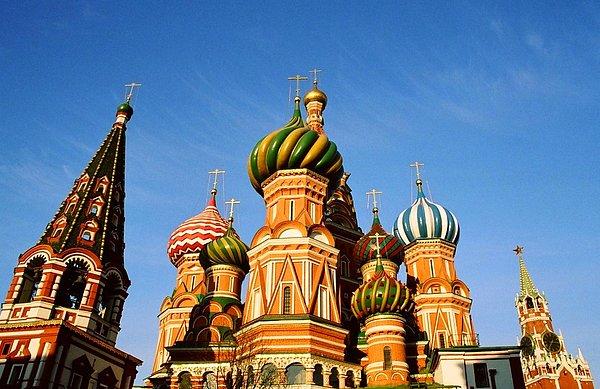 38. Vasily the Blessed Katedrali; Moskova, Rusya