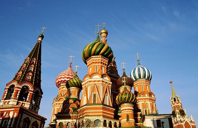 38. Vasily the Blessed Katedrali; Moskova, Rusya