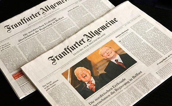 Frankfurter Allgemeine Zeitung (FAZ): Türkiye önde gelen iki gazeteciyi tutukladı