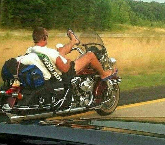 3. Motorcycle and chill