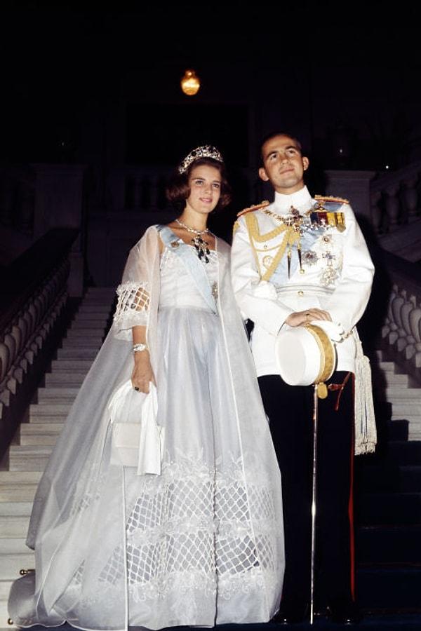 5. Danimarka Prensesi Anne Marie ve Yunan Kralı II.Constantine