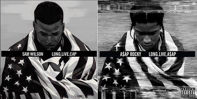17. Sam Wilson: Captain America | A$AP Rocky - Long.Live.A$AP (2013)