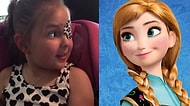 Frozen Filminin Anna'sından Beyin Tümörüyle Savaşan Küçük Kıza Kalpleri Isıtan Sesli Mesaj
