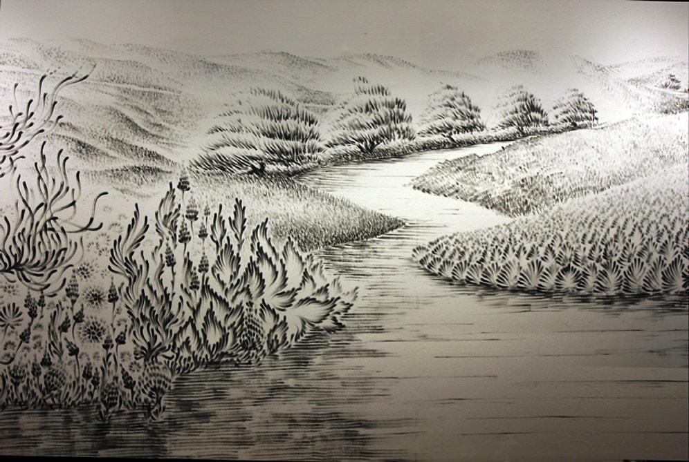 Sadece Parmaklarının Ucuna Sürdüğü Boyayla Resimler Yapan Sanatçıdan 19 Eser