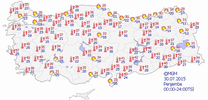 Kuvvetli Sıcak Hava Dalgasının Etkili Olmaya Devam Etmesi Bekleniyor!