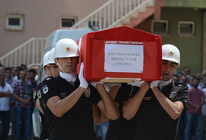 Şehit Polis Memuru Mehmet Uyar Son Yolculuğuna Uğurlandı