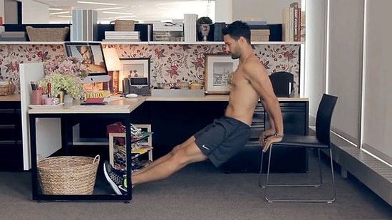 Noah Mills'den Ofis Çalışanı Erkeklere Salona Gitmeden Fit Olmanın Tüyoları