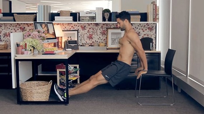 Noah Mills'den Ofis Çalışanı Erkeklere Salona Gitmeden Fit Olmanın Tüyoları