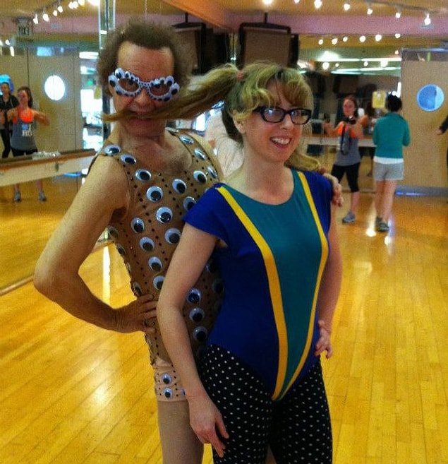 11. Richard Simmons ve hayranından ilginç hareketler.