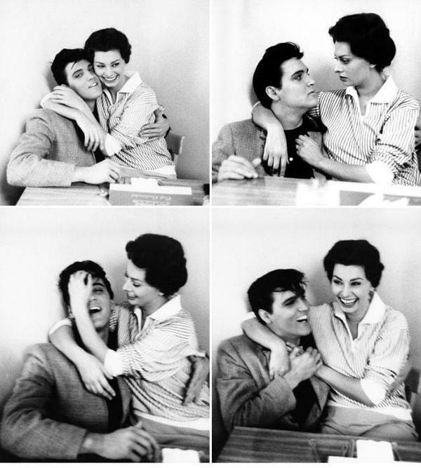 1. Sophia Loren & Elvis Presley, 1958